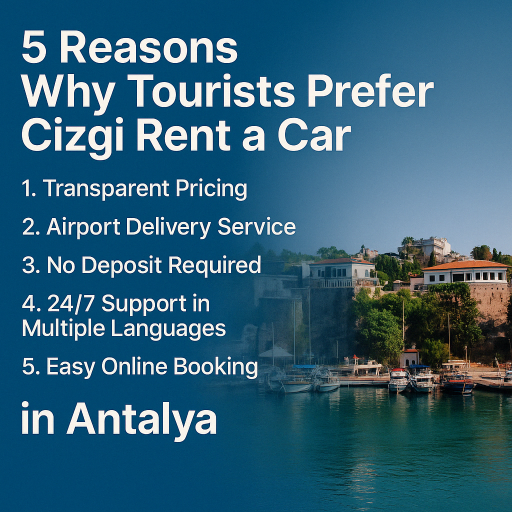 5 Reasons Why Tourists Prefer Cizgi Rent a Car in Antalya